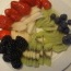 Crostata di frutta fresca Tagliate la frutta a piacere