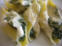 Conchiglioni ricotta spinaci  - Cucina > Ricette