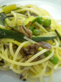 Spaghetti con zucchine e porcini  - Cucina > Ricette
