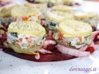 Antipasto di patate e ricotta  - Cucina > Ricette